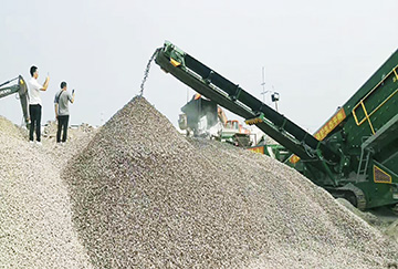 Construction waste crushing and processing with line 200t/h
