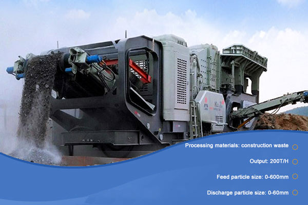 New life of the building materials recycle reuse and recovery with mobile crusher
