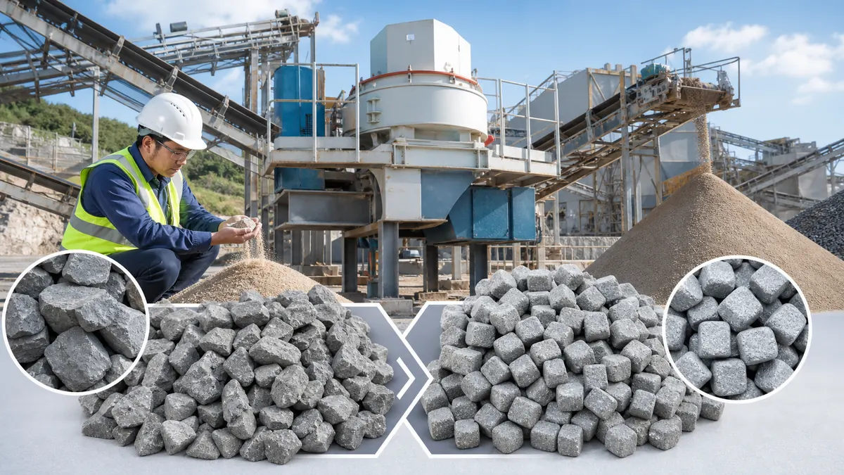 How to Improve Cubical Shape in Manufactured Sand with a VSI Crusher