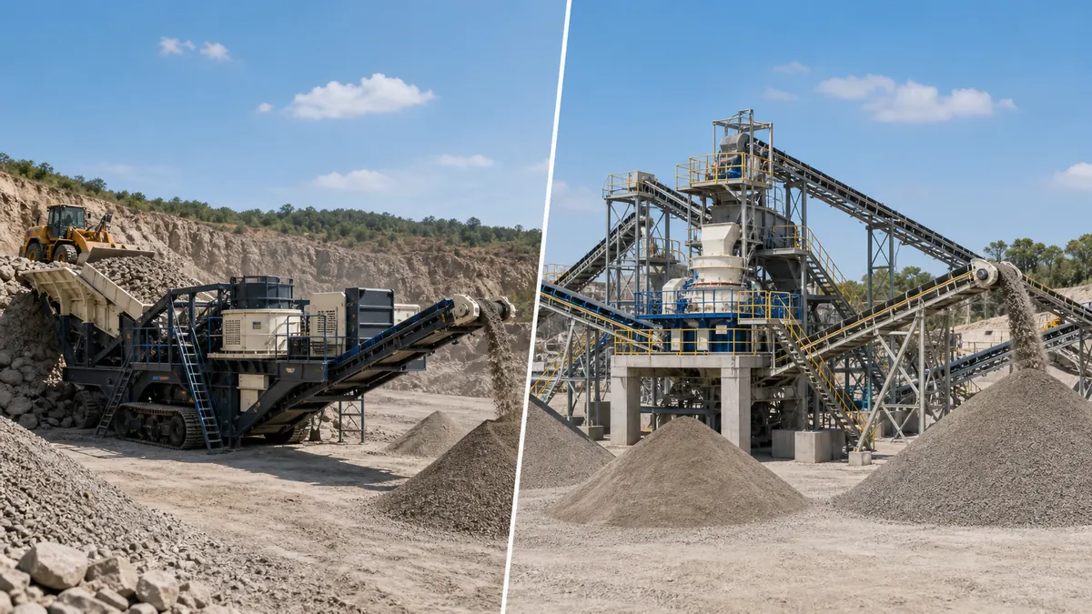 Is a Mobile VSI Crusher Better Than a Stationary Sand Making Plant?
