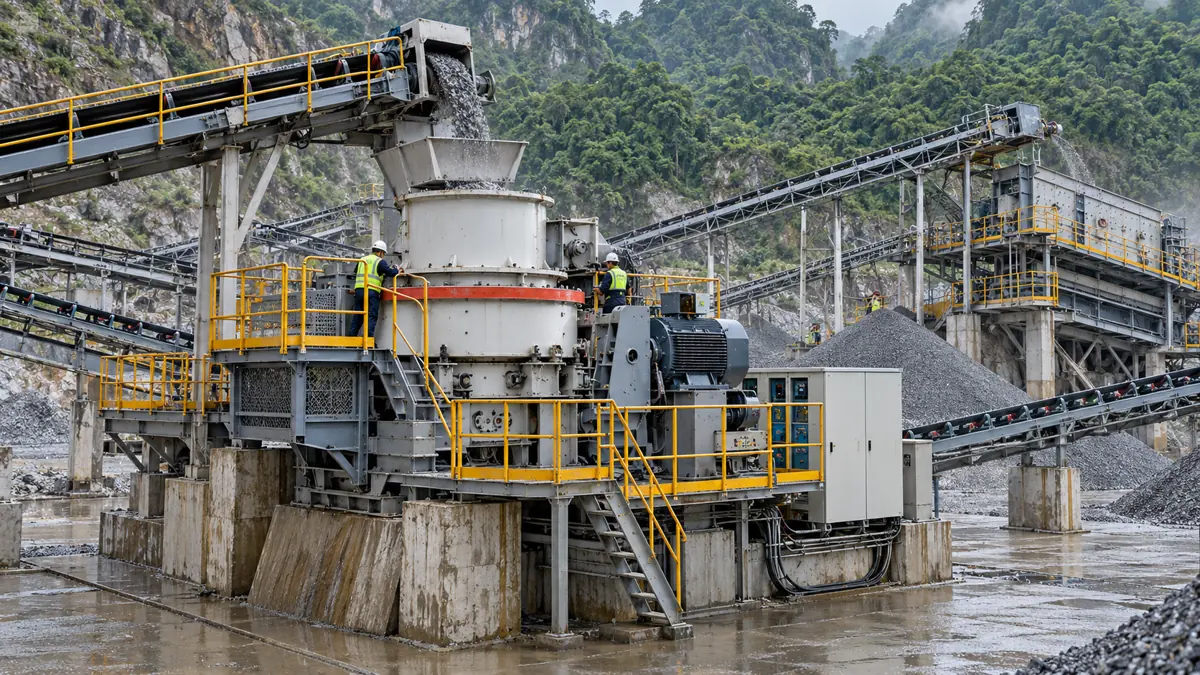 VSI Crusher Commissioning Checklist: Feed, Rotor, Power, and Product Sampling