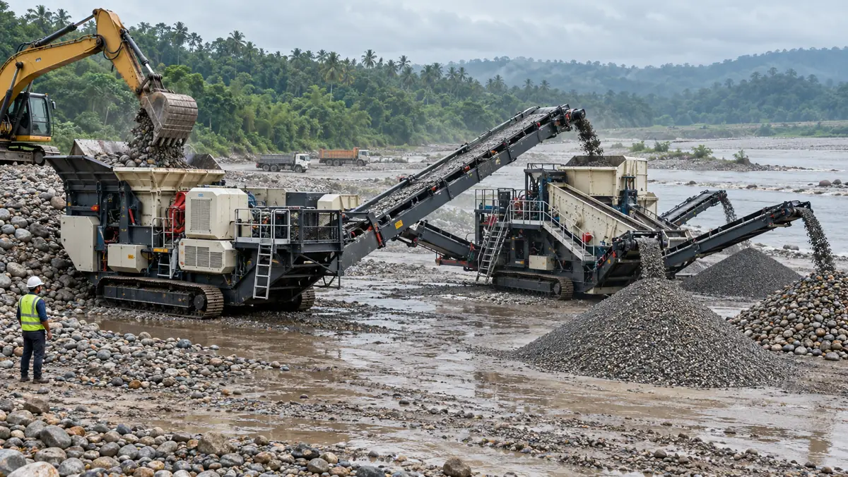 Where to Buy Mobile Crushing and Screening Plants for River Stone in Bangladesh