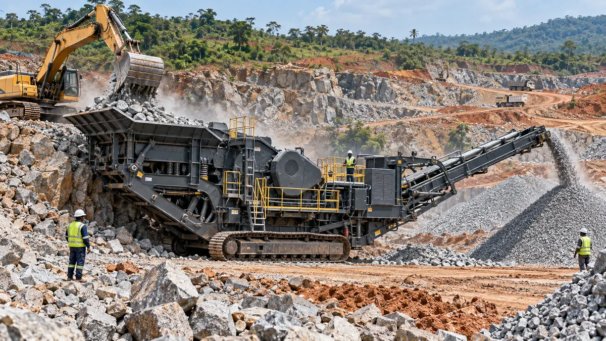 Mobile Jaw Crusher for Granite Quarry Projects in Nigeria