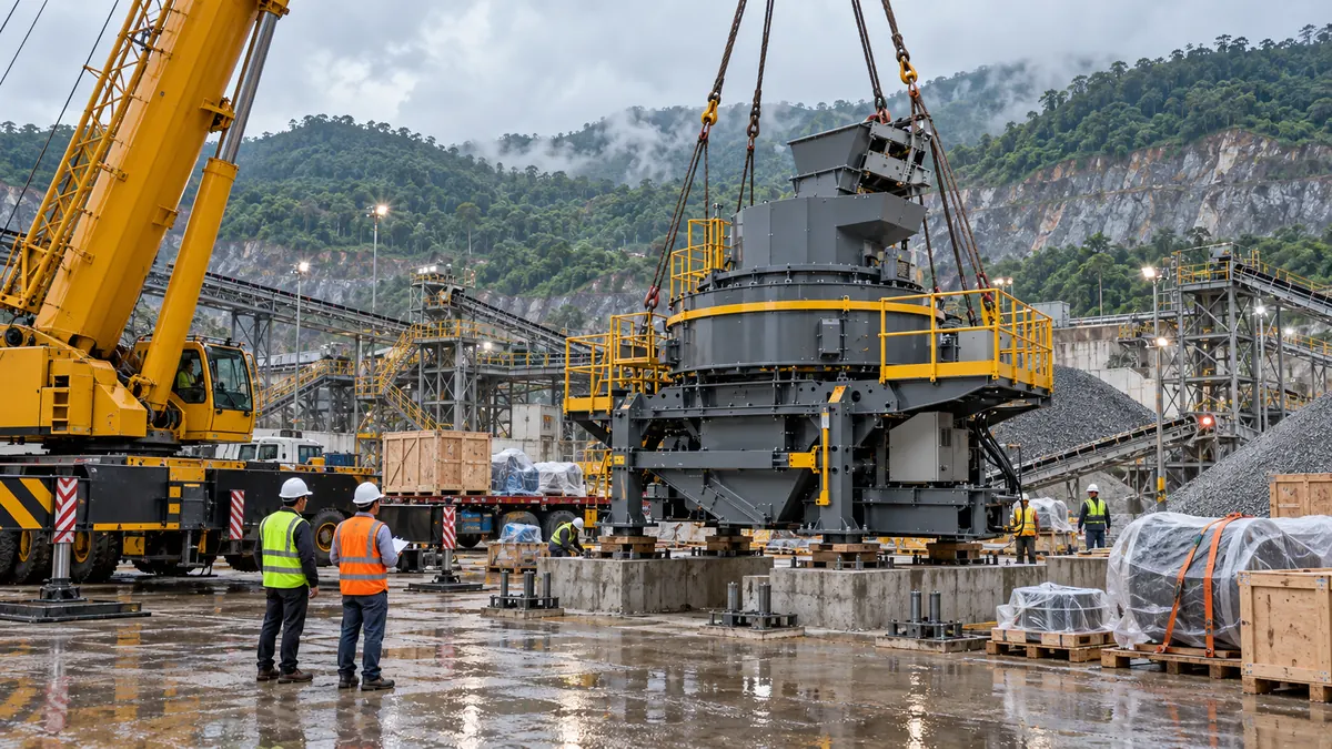 VSI Crusher Receiving, Storage, and Pre-Installation Inspection Checklist